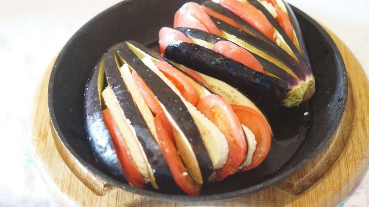 How To Baked Eggplant With Tomatoes And Cheese. - DIY Food & Drinks Tutorial - Guidecentral