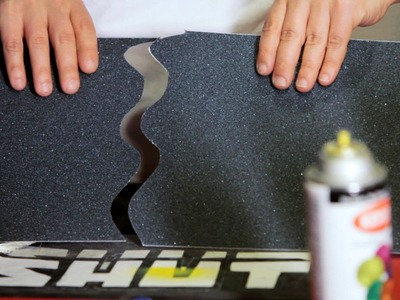 How to Cut & Apply a Grip Tape Design | Custom Skateboard