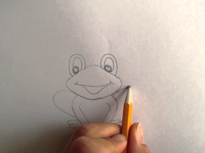 How To Draw a Cartoon Frog