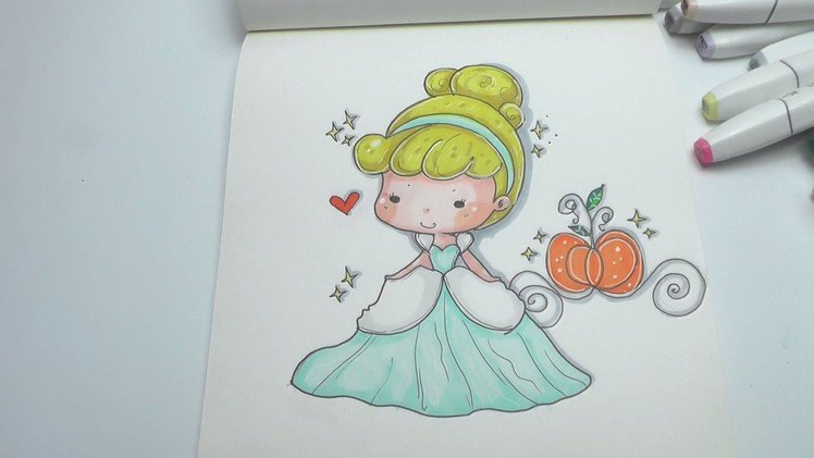 How To Draw Cinderella Easy Step by Step DIY