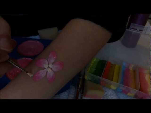 How to Face Paint Flowers | Petal Brush | Face Painting Tutorials | Little Party Heaven