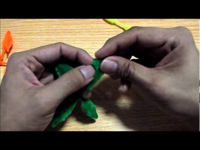 How to Make an 8-Petal Flower using Bump Chenille Stems