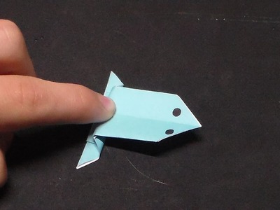 How to make an easy origami jumping frog