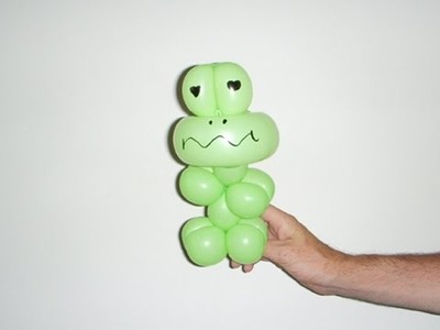 How to make balloon frog