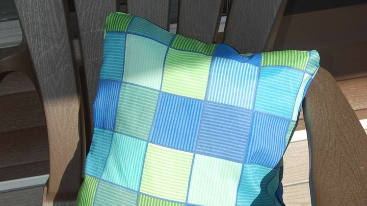 How To Make Inexpensive No Sew Outdoor Pillows - DIY Home Tutorial - Guidecentral