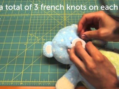 How to Mend your Stuffed Animal - Mending Mr Jiggles Part 2