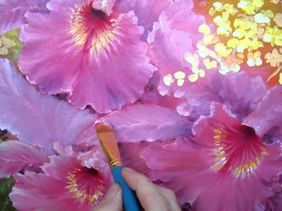 How to paint a flower petal. (1 of 2)