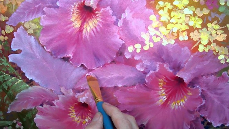 How to paint a flower petal. (1 of 2)