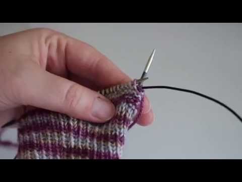 How To: work a reverse purl stitch