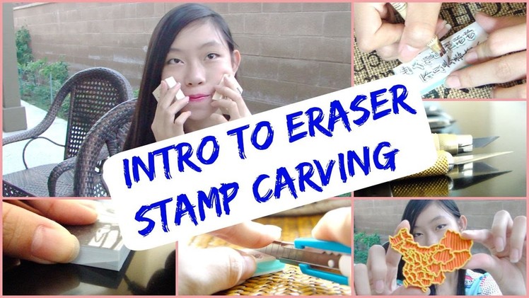 Intro to Eraser Stamp Carving-DIY stamps