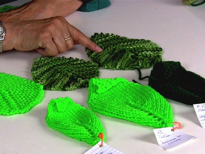 Making a Knit Leaf