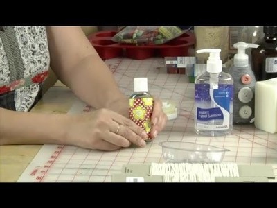 Making Decorated Hand Sanitizer Soap Bottles : Soaps & Candles