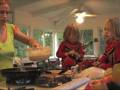 Mother's Day Banana Pancakes Recipe : Tamra Davis . 