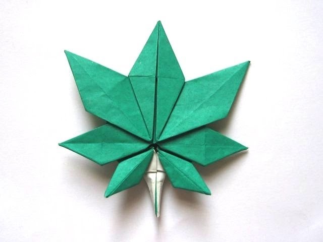 Origami Maple Leaf by "Jassu" Kyu-seok Oh (Part 1 of 5)