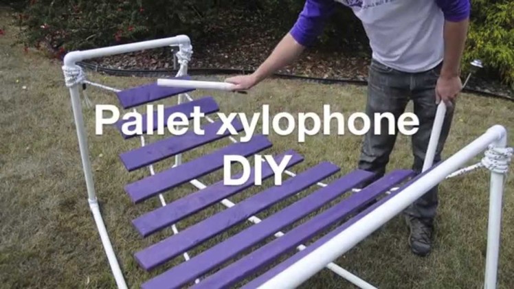 Pallet xylophone DIY
