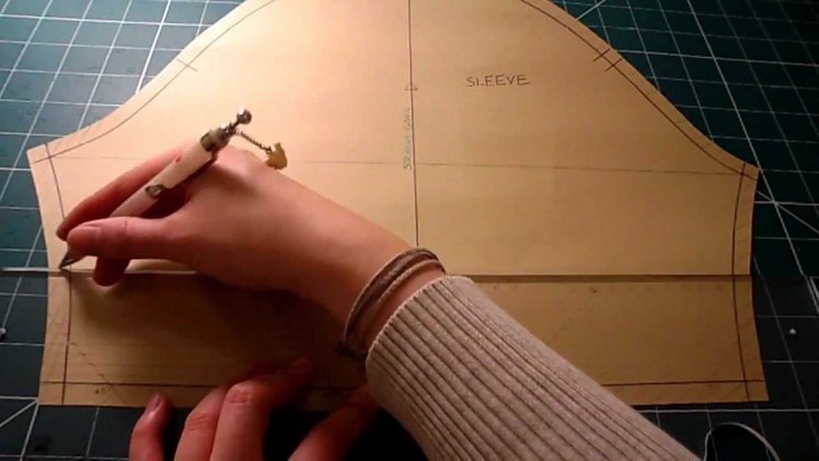 Pattern Cutting Tutorial: How To Adjust Sleeve Length