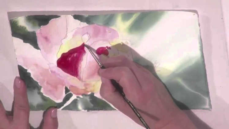 Preview Watercolor for Beginners (Episode 21):  Red Rose in Watercolor with Jan Fabian Wallake