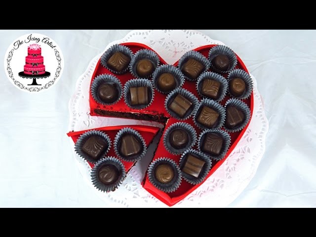 Valentines Day Chocolate Heart Cake - How To With The Icing Artist