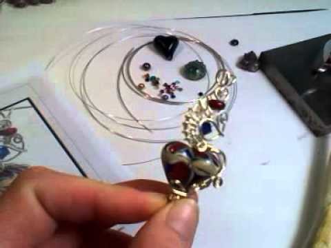 All About my Wire Wrapped Heart Tutorial by Lorraine Dowdle