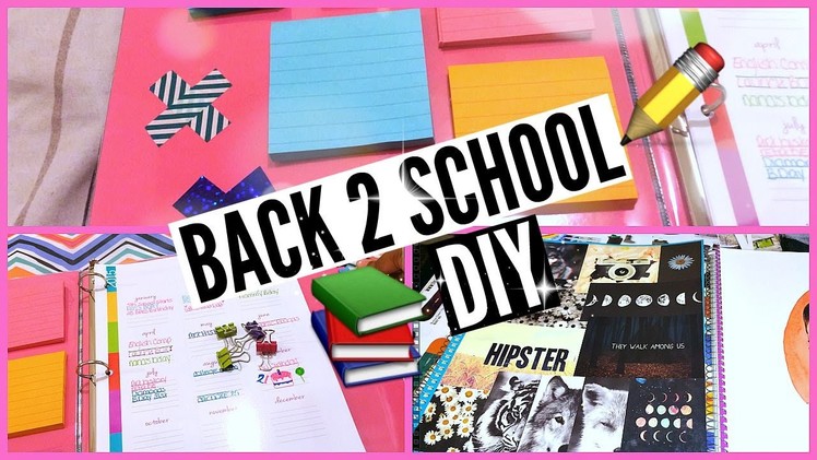 Back 2 School DIY Notebook & Planner!