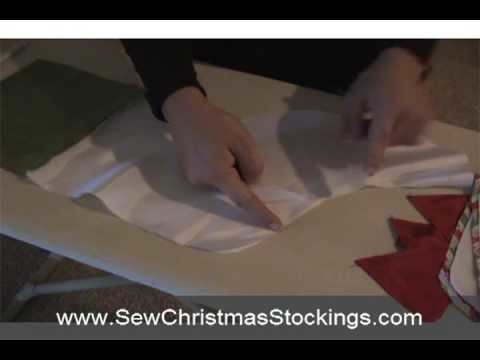 Christmas Stocking Sewing Pattern - Day 10 - Sew Lining