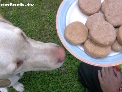 Dog Biscuit Treat Recipe : GardenFork.TV
