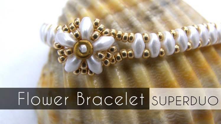 Flower Bracelet with Superduo