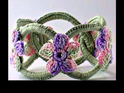 How to crochet bracelet