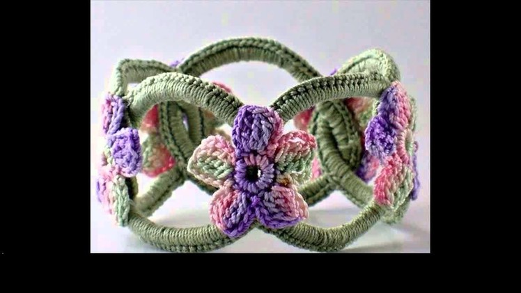 How to crochet bracelet