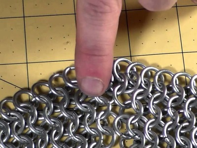 How to Join 45 Degree Angle Chainmail