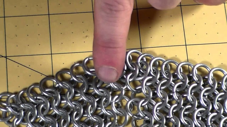How to Join 45 Degree Angle Chainmail