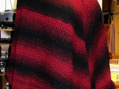 How to Loom Knit a Sweater Poncho