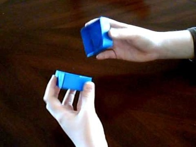How to make an oragami box with a lid