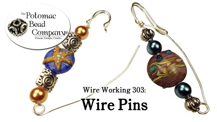 How to Make Beaded Wire Pins (Wire Working 303)