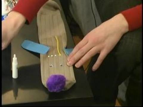 How to Make Sock Puppets : Making Hair for a Sock Puppet