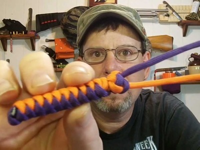 How To Tie A Diamond Knot With Loop.
