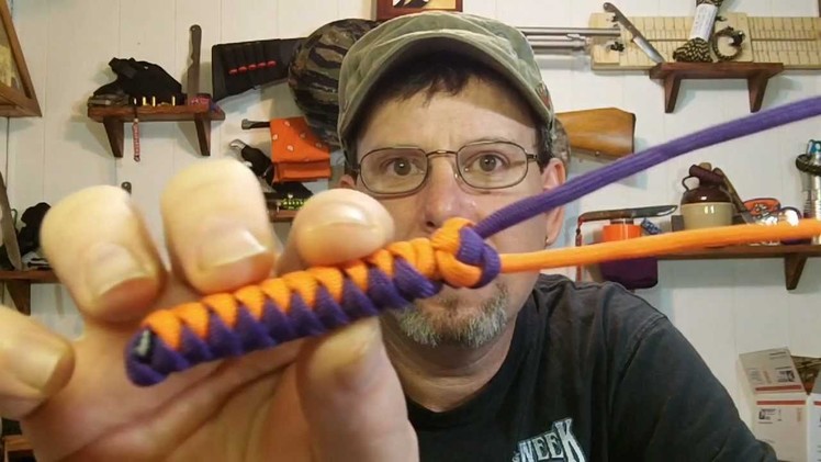 How To Tie A Diamond Knot With Loop.