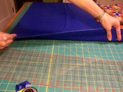 How to use a rotary cutter to cut strips for quilting