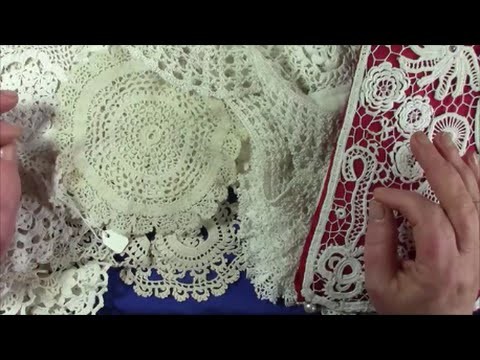 Introduction to how to make a piece of crochet lace