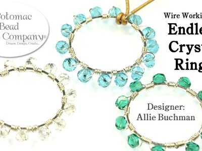 Make " Endless Crystal Ring " Pendants or Earrings