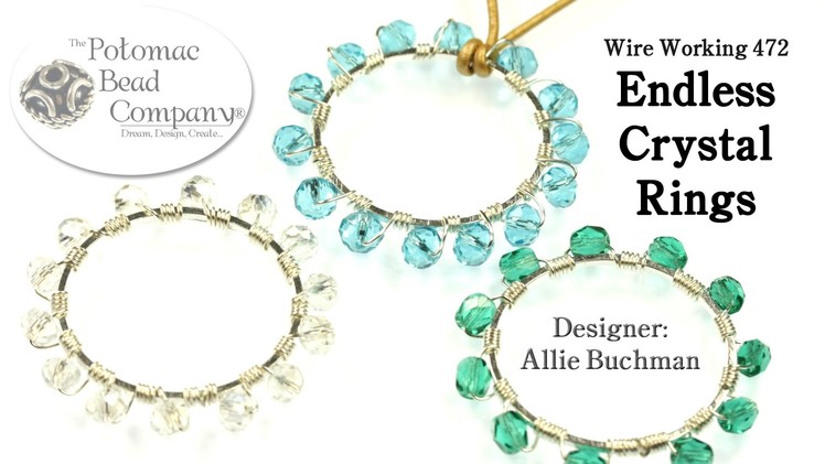 Make " Endless Crystal Ring " Pendants or Earrings