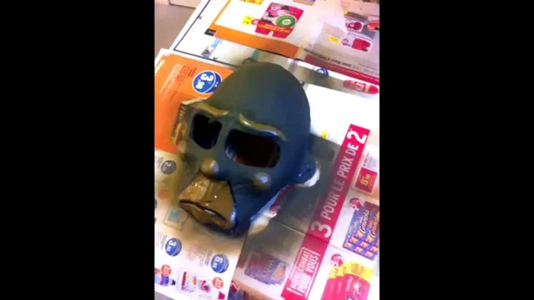 My Airsoft Joker Mask Carbon fibers TUTO DIY