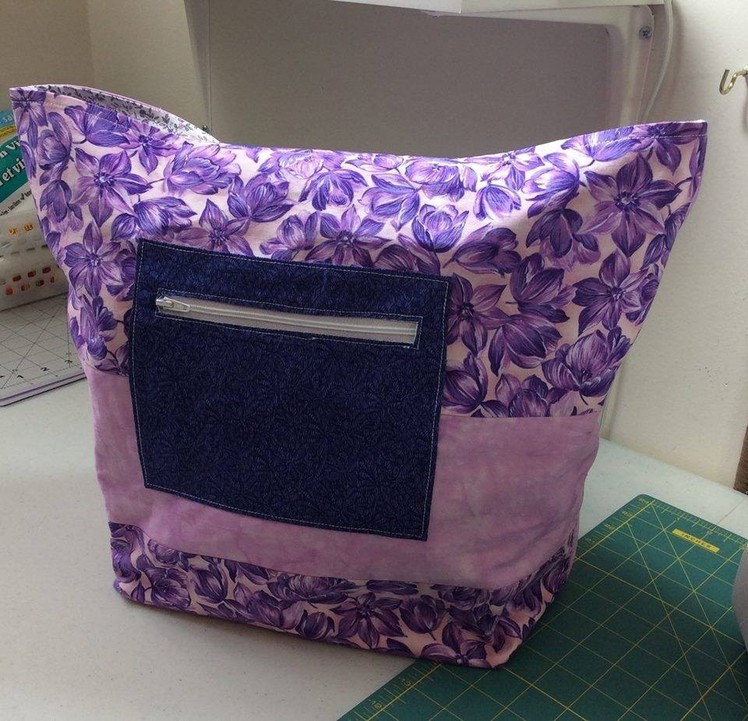 (Quilting Tutorial) Fully Zipped & Lined Tote PART 1