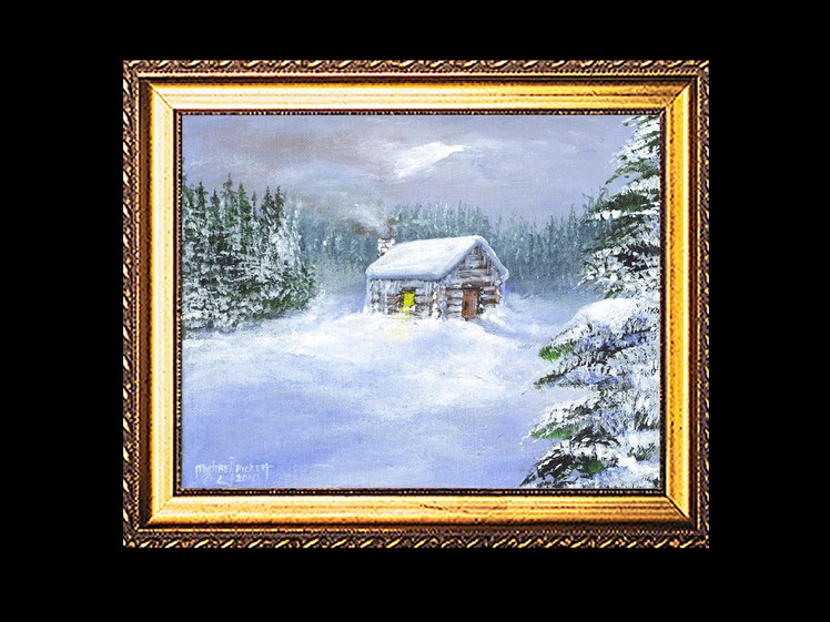 A Cabin Snow Scene Part 1