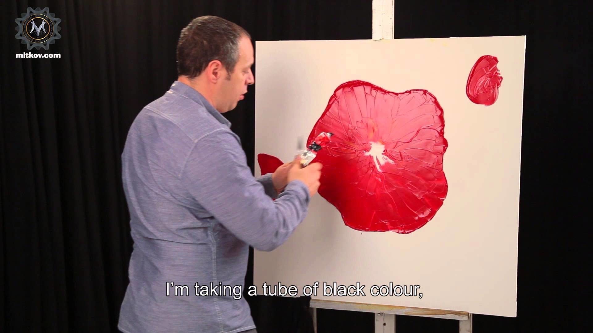 Art Lesson by Pavel Mitkov - How to paint.  Poppies (ENG)