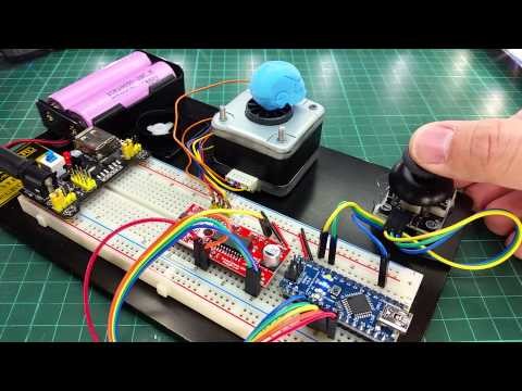 Control Stepper Motor using Easy Driver with Joystick - Arduino DIY Project