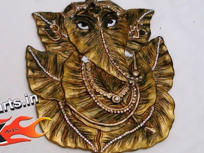 DIY Color and Decorate Ganpati Idol - Style 2 - JK Arts 056
