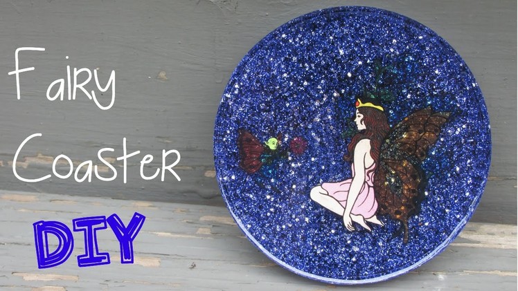 DIY Fairy Glitter Coaster   Another Coaster Friday Craft Klatch