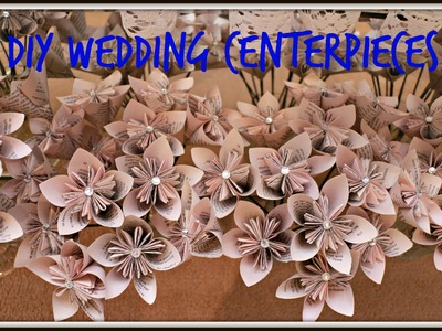 DIY Wedding Centerpieces - Origami Kusudama Flowers