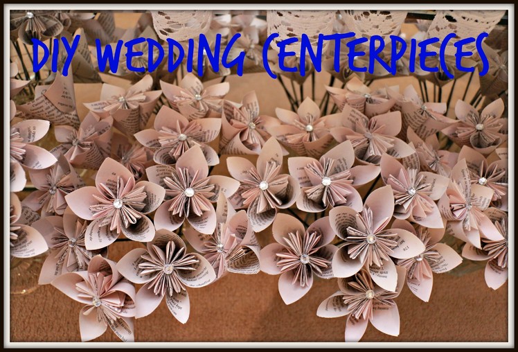 DIY Wedding Centerpieces - Origami Kusudama Flowers